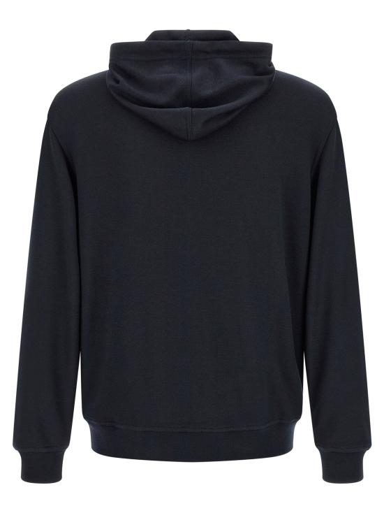  브루넬로 쿠치넬리 후드 티셔츠 LDMM8359069GC8298 NAVY - BRUNELLO CUCINELLI