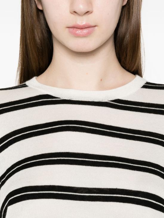  소프트 고트 스웨터 2475112003BLACK P26 CREAM - SOFT GOAT