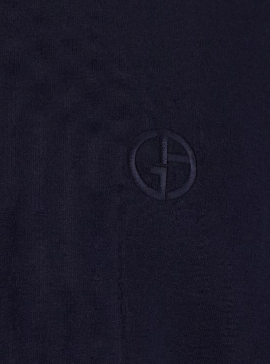 26FW 조르지오 아르마니 긴팔 티셔츠 GM000328TE11705UB115 Blu - GIORGIO ARMANI