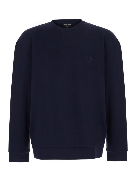 26FW 조르지오 아르마니 긴팔 티셔츠 GM000328TE11705UB115 Blu