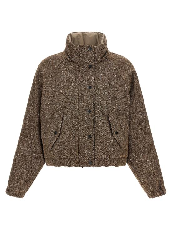 브루넬로 쿠치넬리 패딩 LDMD0023657C002 BROWN - BRUNELLO CUCINELLI
