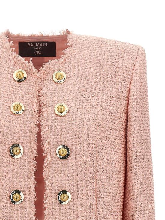  발망 자켓 LDFF1SM508XL014CU PINK - BALMAIN
