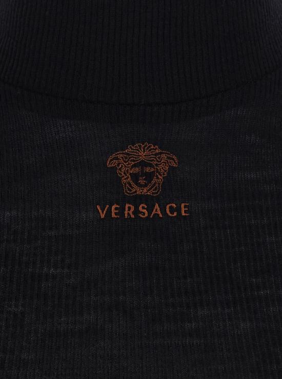 26FW 베르사체 긴팔 티셔츠 10265941A192351B000 Black - VERSACE