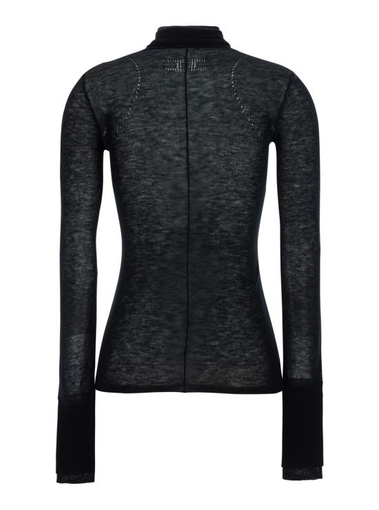 26FW 엘리자베타프랜치 긴팔 티셔츠 MK04W68E2110 Black - ELISABETTA FRANCHI