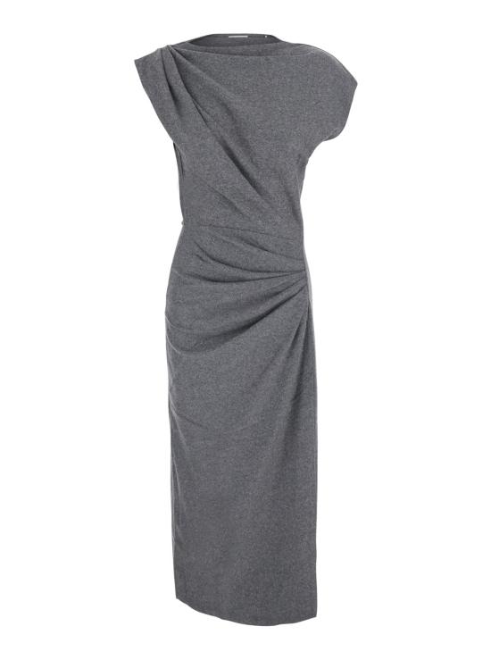 26FW 이자벨마랑에뚜왈 롱 원피스 RO0260FDD3K05E02GY Grey