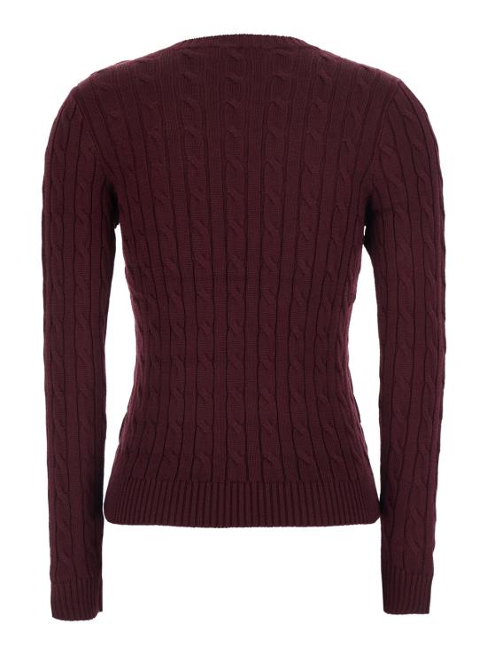 26FW 랄프 로렌 긴팔 티셔츠 200P14039503 Bordeaux - RALPH LAUREN