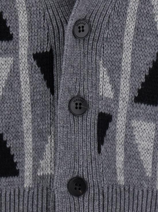 26FW 베르사체 긴팔 티셔츠 10268201A191961E880 Grey - VERSACE