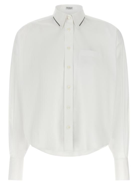  브루넬로 쿠치넬리 셔츠 LDMH772M1O16C159 WHITE