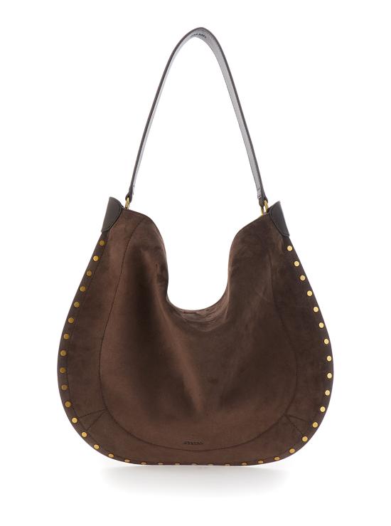 26FW 이자벨마랑 OSKAN 오스칸 문 숄더백 PP0200FAB2C03M50CF Brown - ISABEL MARANT