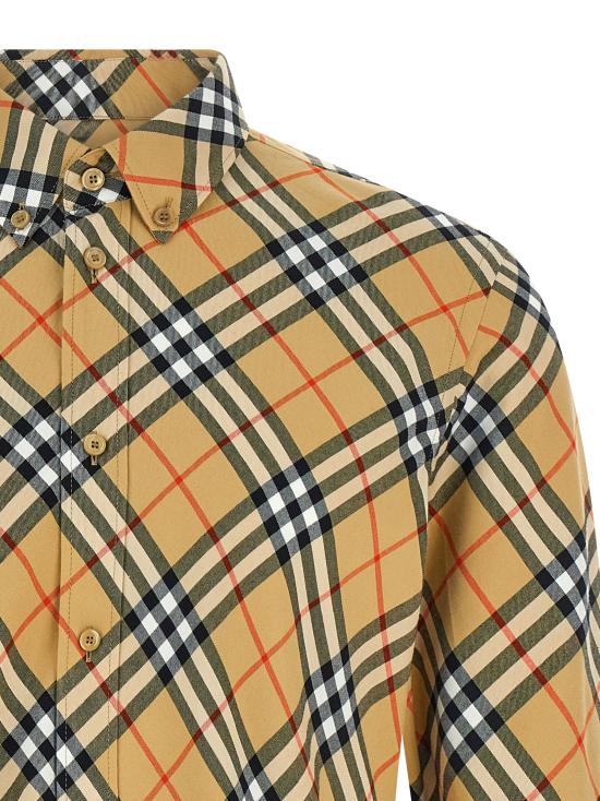  버버리 셔츠 LD8115497SANDIPCHECK BEIGE - BURBERRY