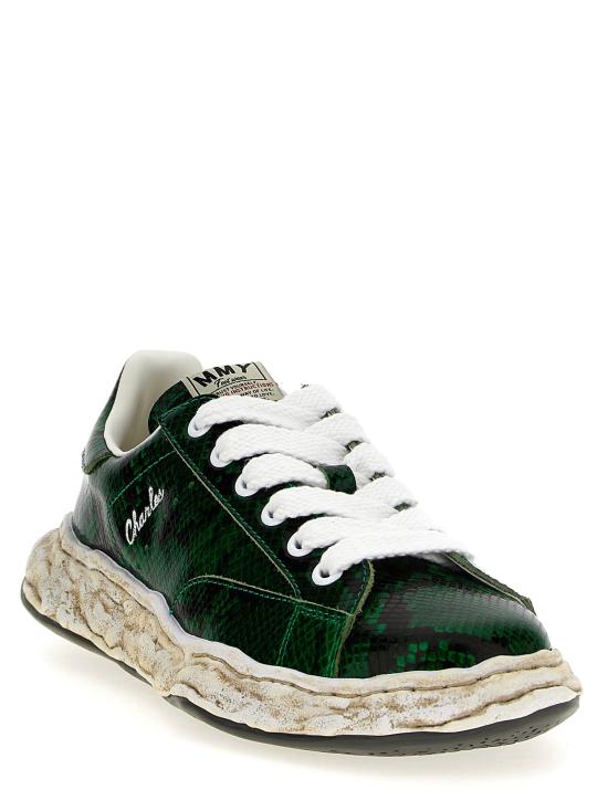  메종 미하라 야스히로 스니커즈 LDA14FW712GREEN - MAISON MIHARA YASUHIRO