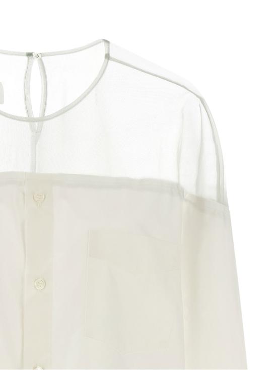  MM6 메종마르지엘라 셔츠 LDS62NH0053M35256101 WHITE - MM6 MAISON MARGIELA