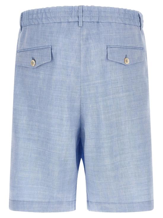  브루넬로 쿠치넬리 숏팬츠 LDMZ408U0065C024 BLUE - BRUNELLO CUCINELLI