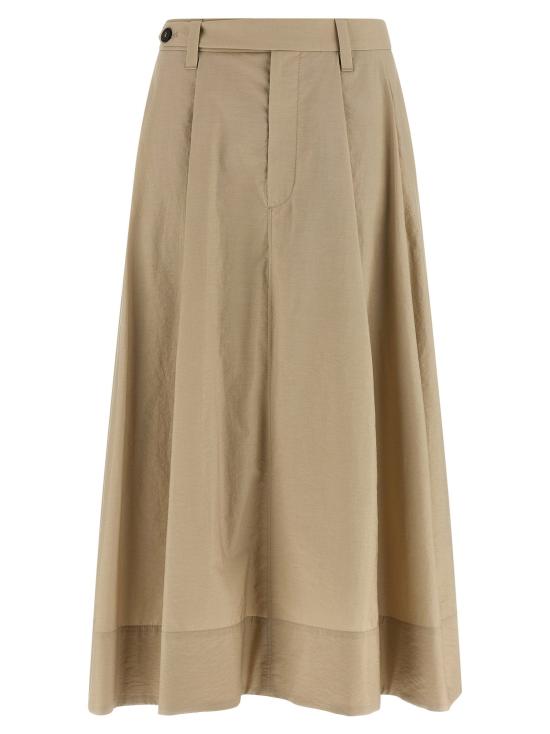  브루넬로 쿠치넬리 스커트 LDM0F79G3951C9195 BEIGE