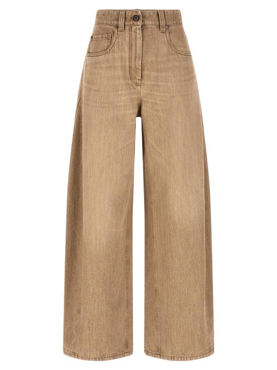  브루넬로 쿠치넬리 데님 팬츠 LDMA095P4059C9037 BEIGE