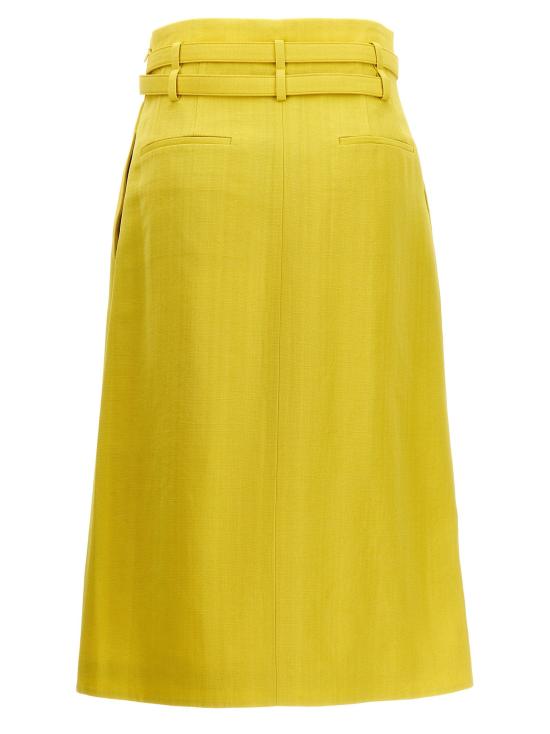  질샌더 스커트 LDJ02MA0177J65005341 YELLOW - JIL SANDER
