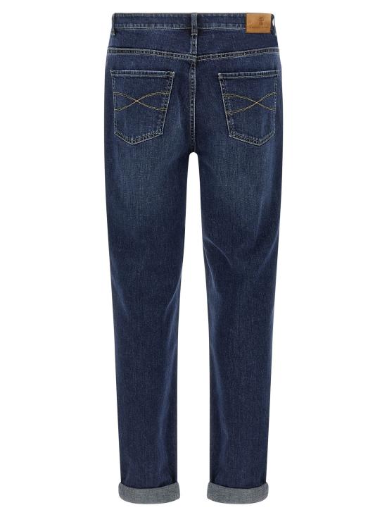  브루넬로 쿠치넬리 데님 팬츠 LDM283PD3210C1468 NAVY - BRUNELLO CUCINELLI
