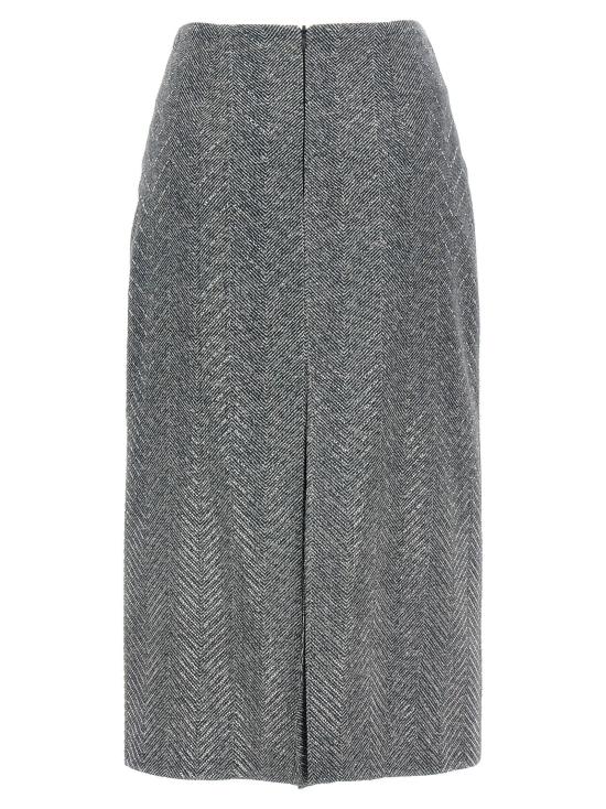  에르마노 설비노 스커트 LDD472O303CTUIWS4706 GRAY - ERMANNO SCERVINO