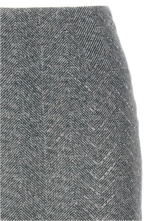  에르마노 설비노 스커트 LDD472O303CTUIWS4706 GRAY - ERMANNO SCERVINO