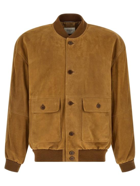  생로랑 자켓 LD855113YCUN22510 CARAMEL