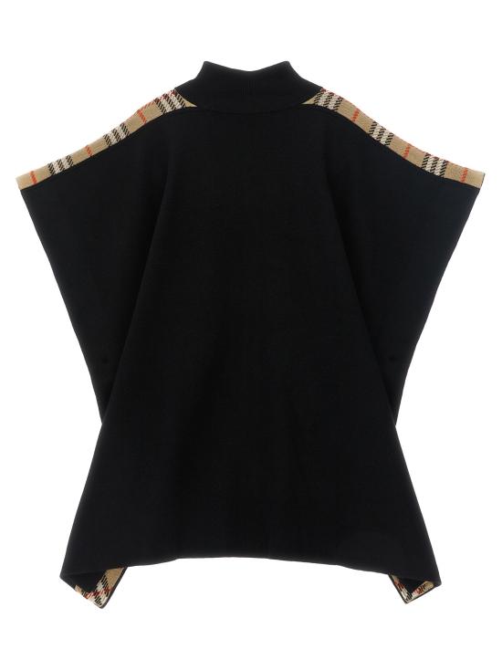  버버리 케이프 LD8129887BLACKIPCHECK - BURBERRY