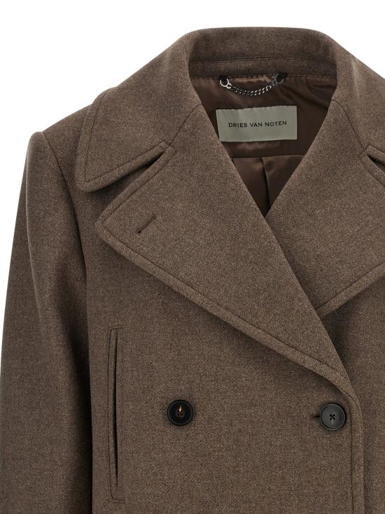  드리스 반 노튼 코트 LD2520105402216811 TAUPE - DRIES VAN NOTEN