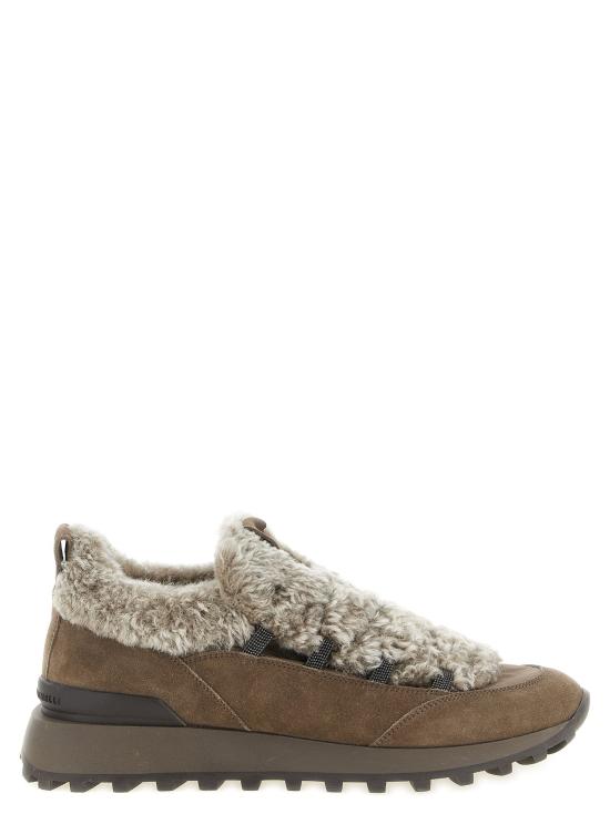  브루넬로 쿠치넬리 스니커즈 LDMZSFG3387C8187 TAUPE