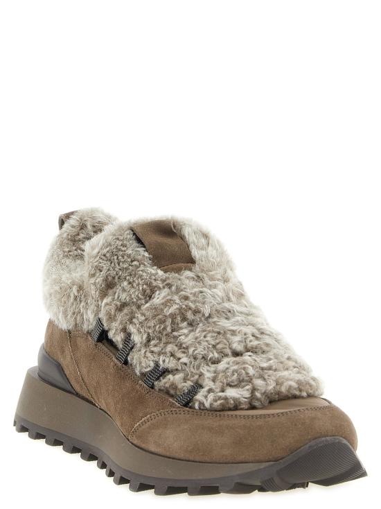  브루넬로 쿠치넬리 스니커즈 LDMZSFG3387C8187 TAUPE - BRUNELLO CUCINELLI