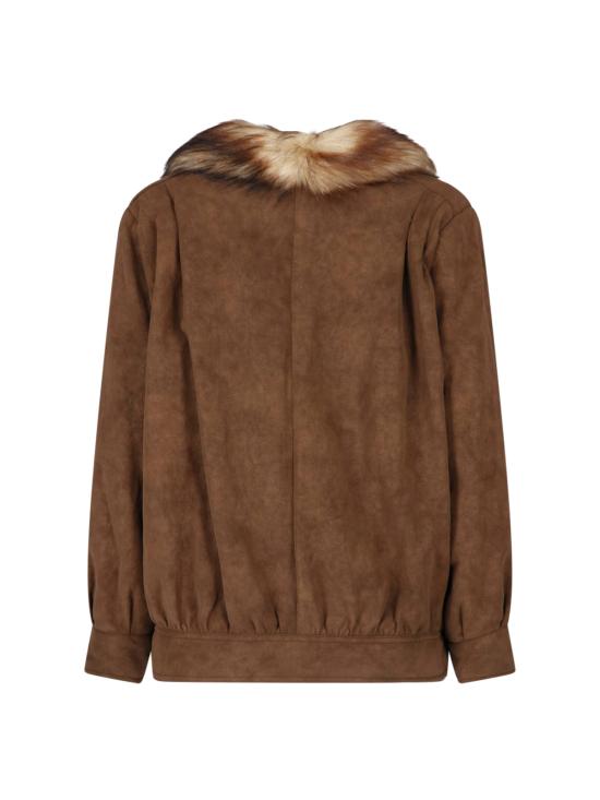 26FW MM6 메종마르지엘라 자켓 S62AN0183 M36087 139 BROWN - MM6 MAISON MARGIELA