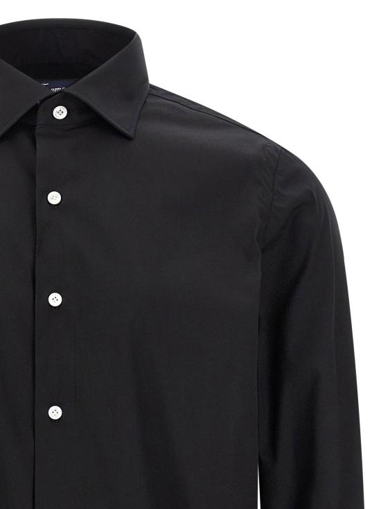  피나모레 셔츠 LDC064305 BLACK - FINAMORE