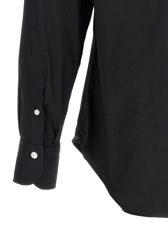  피나모레 셔츠 LDC064305 BLACK - FINAMORE
