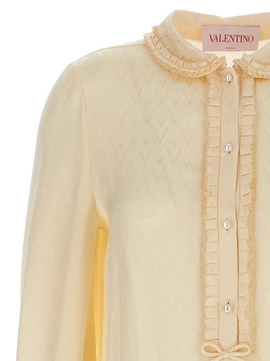  발렌티노 가라바니 블라우스 LD6B0AB7M093LET5 CREAM - VALENTINO GARAVANI