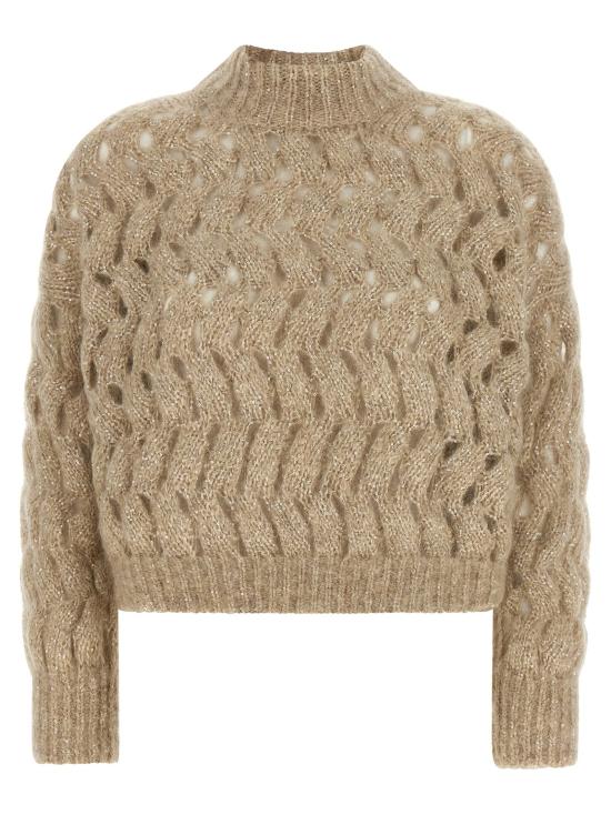  브루넬로 쿠치넬리 스웨터 LDMNT347514CMG59 BEIGE