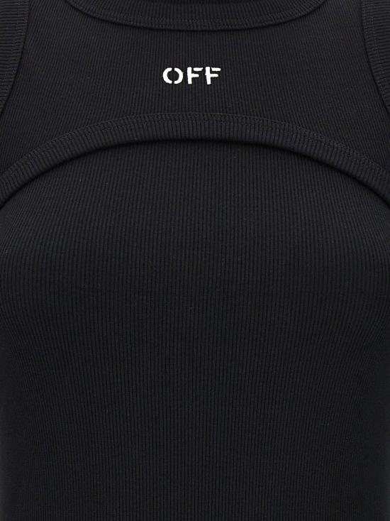  오프화이트 점프수트 LD2FU00681TW003W003 BLACK - OFF WHITE
