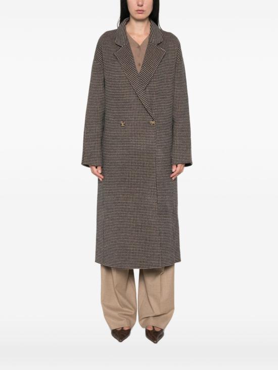  소프트 고트 코트 2485912110BLACK BEIGE AI26 BROWN - SOFT GOAT