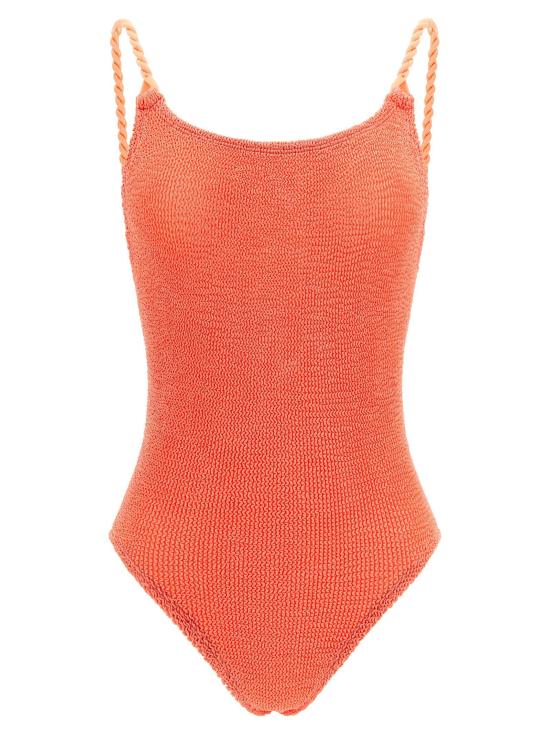  훈자 지 비치웨어 LDCAMILLESWIMMETALLICCORAL