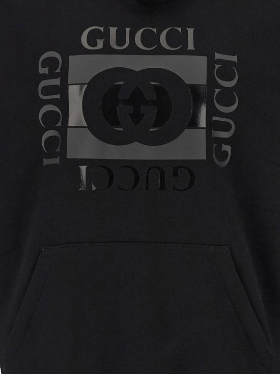  구찌 후드 티셔츠 LD855976XJHNH1152 BLACK - GUCCI