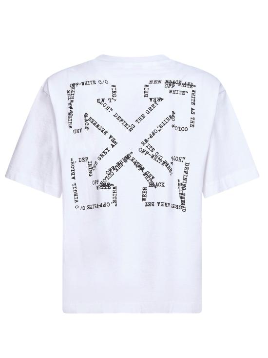  오프화이트 폴로 티셔츠 OMAA120S26JER00K 1000 - OFF WHITE