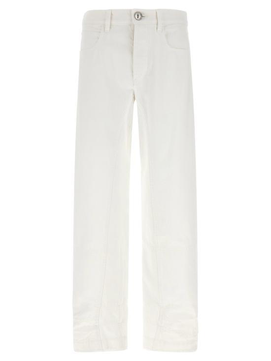  질샌더 데님 팬츠 LDJ04KA0115J46463102 WHITE