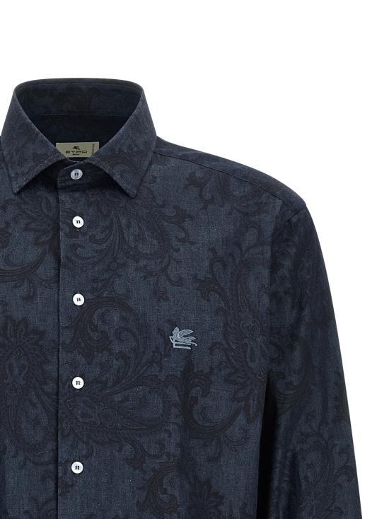  에트로 셔츠 LDMRIB000299SA5S6X0883 NAVY - ETRO