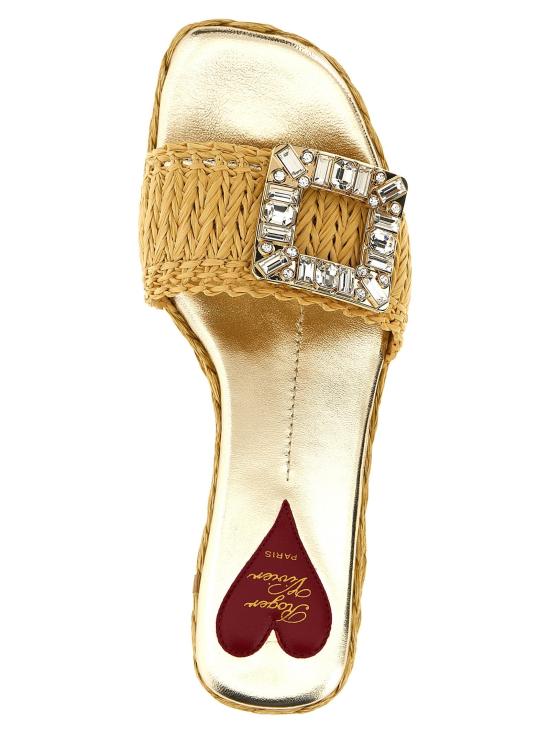  로저비비에 샌들 LDRVW774420406D1C013 GOLD - ROGER VIVIER