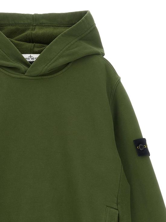  스톤 아일랜드 후드 티셔츠 LDL2S166100003S0A20V005G OLIVE - STONE ISLAND