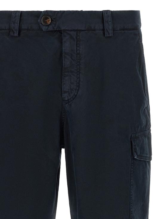 브루넬로 쿠치넬리 카고 팬츠 LDM225NF1890C2517 NAVY - BRUNELLO CUCINELLI