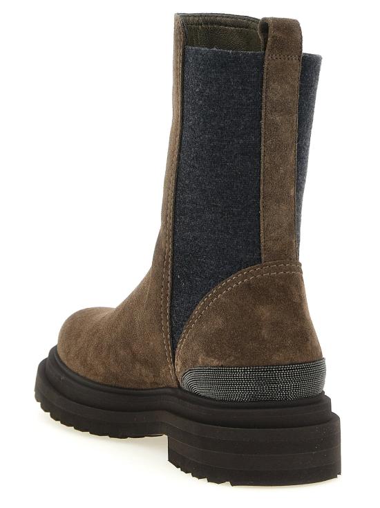  브루넬로 쿠치넬리 부츠 LDMZSFG3307PC8769 TAUPE - BRUNELLO CUCINELLI