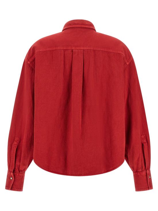  브루넬로 쿠치넬리 셔츠 LDML996NC206C9053 RED - BRUNELLO CUCINELLI