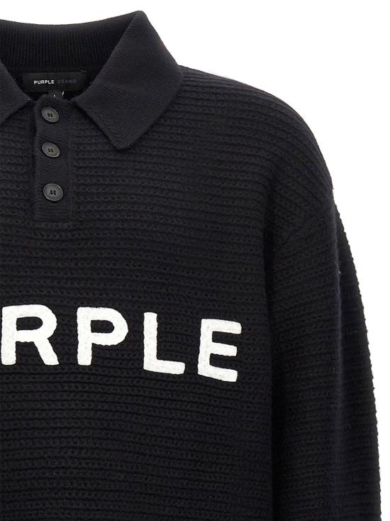  퍼플 브랜드 스웨터 LDM7033EWBB424BLACK - PURPLE BRAND
