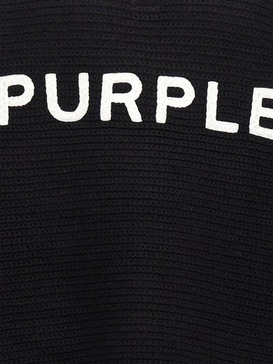  퍼플 브랜드 스웨터 LDM7033EWBB424BLACK - PURPLE BRAND