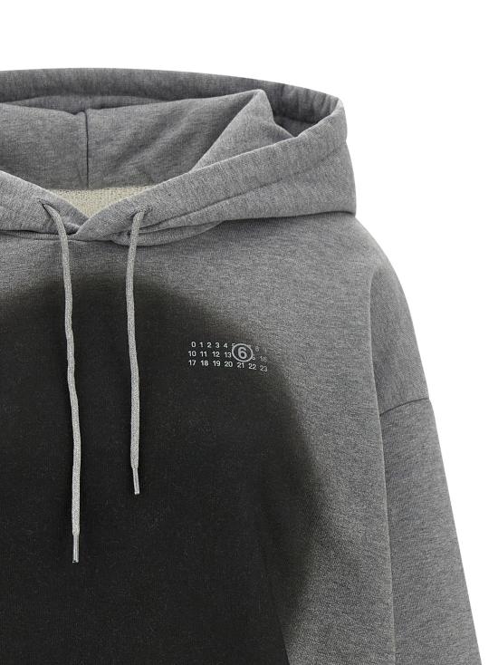  MM6 메종마르지엘라 후드 티셔츠 LDS52GU0252S25337853M GREY - MM6 MAISON MARGIELA
