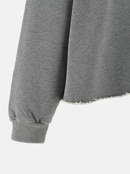  MM6 메종마르지엘라 후드 티셔츠 LDS52GU0252S25337853M GREY - MM6 MAISON MARGIELA