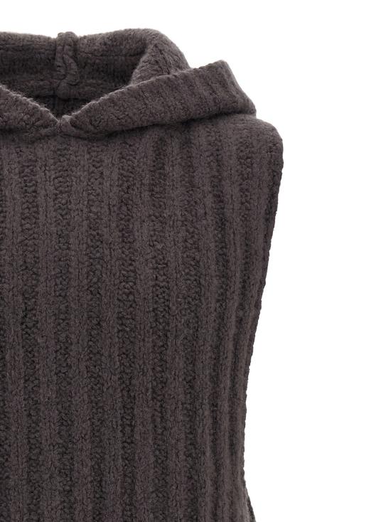  릭 오웬스 후드 티셔츠 LDRR02F4680RIBWSE78 CHARCOAL - RICK OWENS